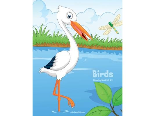 Birds Coloring Book 7, 8 & 9