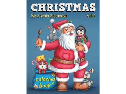 Christmas Coloring Book for Kids: Winter Season Book for Boys & Girls