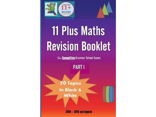 11+ Plus Maths Revision (Card) Booklet: For Competitive Grammar School Exams