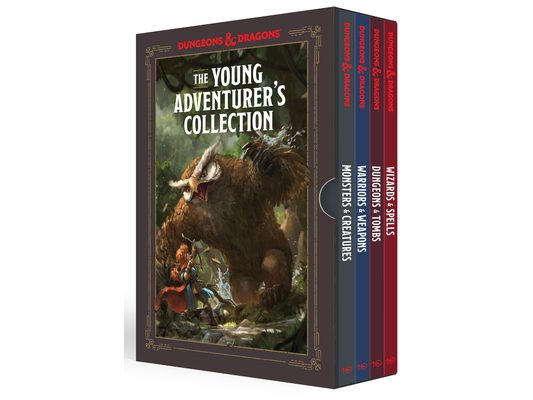 The Young Adventurer's Collection Box Set 1 [Dungeons & Dragons 4 Books]: Monsters & Creatures, Warriors & Weapons, Dungeons & Tombs, and Wizards & Sp
