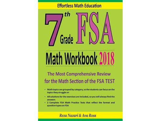 7th Grade FSA Math Workbook 2018: The Most Comprehensive Review for the Math Section of the FSA TEST