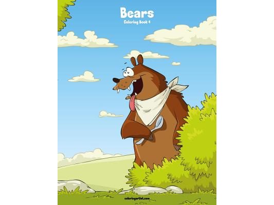 Bears Coloring Book 4