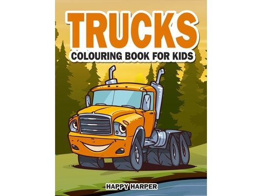 Trucks Colouring Book