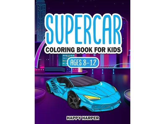 Supercar Coloring Book