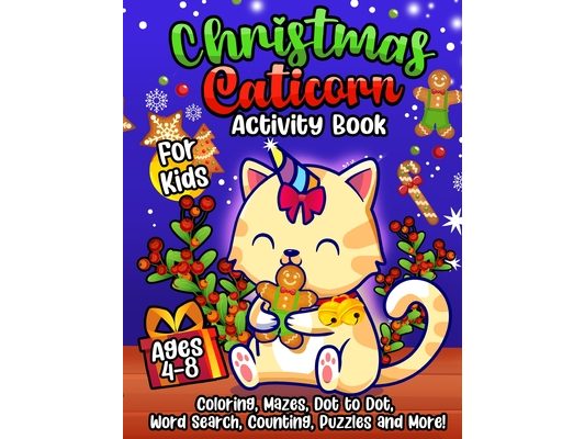 Caticorn Activity Book for Xmas