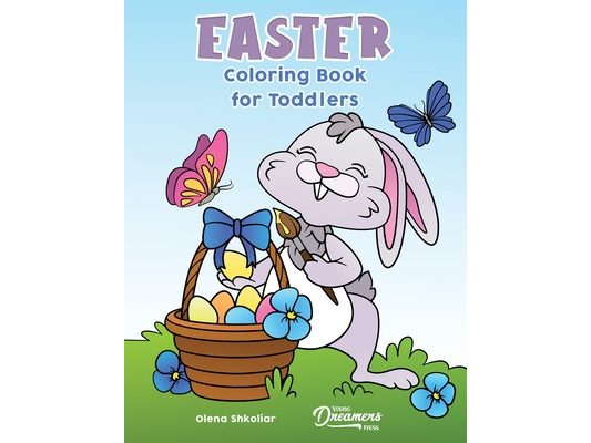Easter Coloring Book for Toddlers: Coloring Book for Kids Ages 2-4
