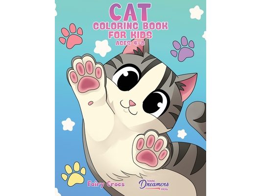 Cat Coloring Book for Kids Ages 4-8: Cute and Adorable Cartoon Cats and Kittens