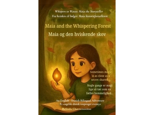 Maia and the Whispering Forest (An English - Danish Bilingual Adventure): When a shy girl finds her voice and magic in a whispering forest
