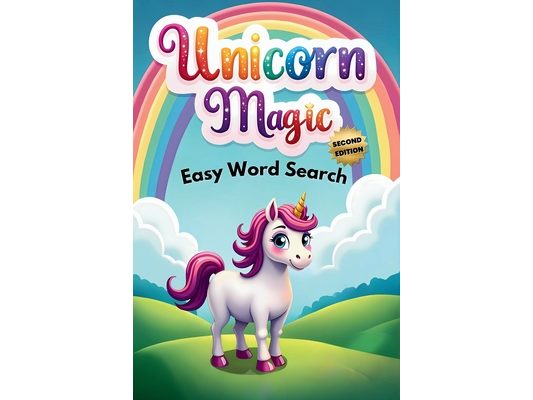 Unicorn Magic Easy Word Search (Second Edition): 50 Simple and Enchanting Puzzle Book for Young Unicorn Lovers plus 10 Bonus Coloring Pages!