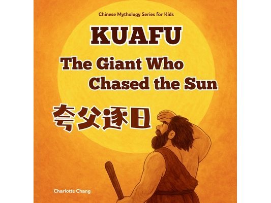Kuafu - The Gaint Who Chased the Sun: Chinese Mythology Stories for Kids in English, Chinese, and Pinyin
