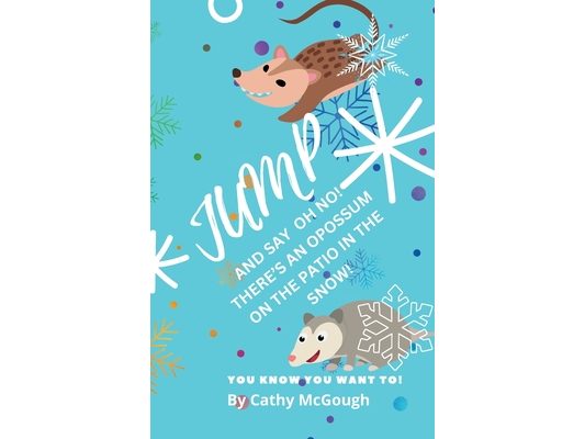 Jump and Say Oh No! There's an Opossum on the Patio in the Snow! Book 39 Jump Series in Premium Colour