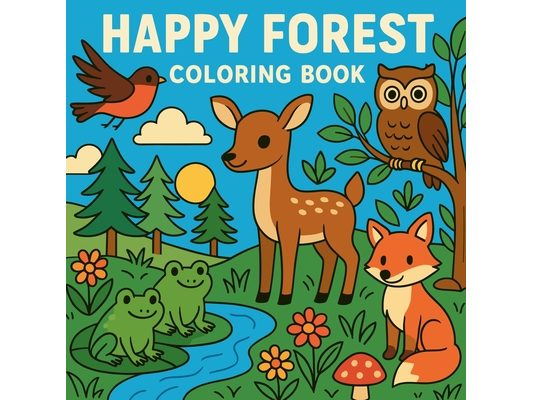 Happy Forest - Coloring Book