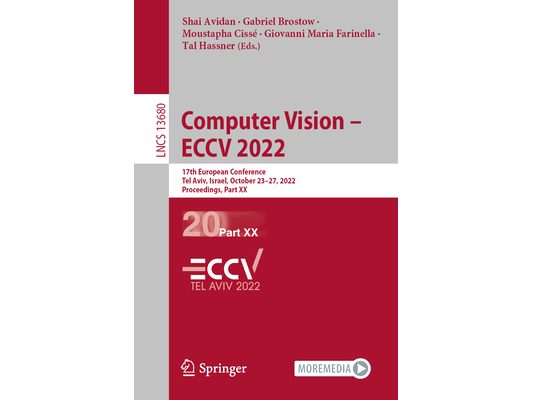 Computer Vision - Eccv 2022: 17th European Conference, Tel Aviv, Israel, October 23-27, 2022, Proceedings, Part XX