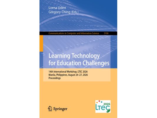 Learning Technology for Education Challenges: 14th International Workshop, Ltec 2026, Manila, Philippines, August 24-27, 2026, Proceedings