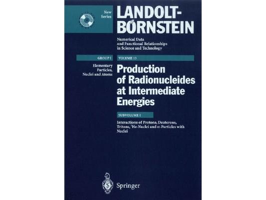 Interactions of Protons, Deuterons, Tritons, 3he-Nuclei, and A-Particles with Nuclei: (Supplement to I/13 A to D and F to H)