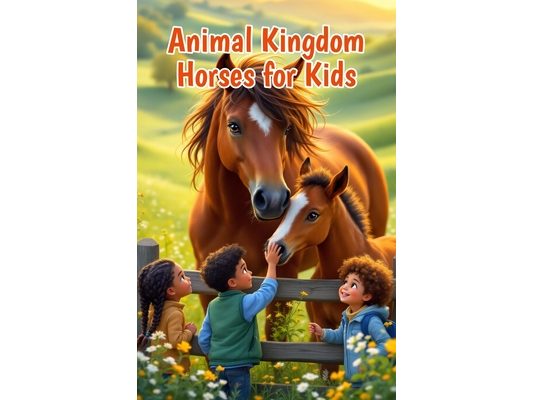 Animal Kingdom Horses for Kids: Fun Facts About Breeds, Wild Mustangs, Foals, Body Parts, Behavior, and How Humans Care for Equines