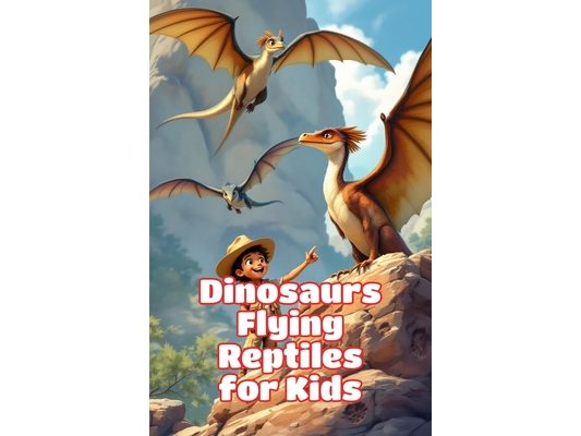 Dinosaurs Flying Reptiles for Kids: Pterosaurs Pterodactyl Quetzalcoatlus Prehistoric Sky Creatures Fossils Paleontology Science Nonfiction Ages 6 8 1