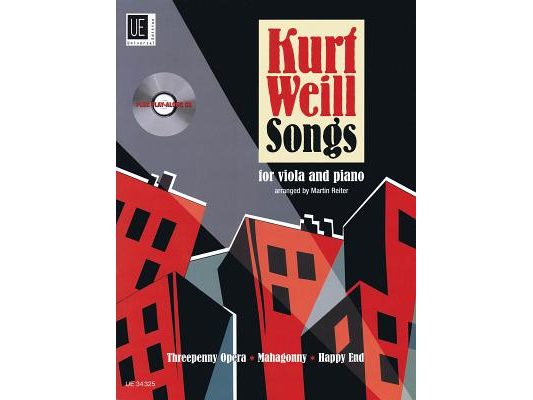 Kurt Weill Songs: Viola and Piano with a CD of Performance and Play-Along Tracks [With CD (Audio)]