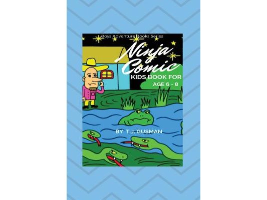 Ninja Comic Kids Book For Age 6 - 8