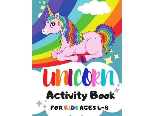 Unicorn Activity Book for Kids Ages 4-8