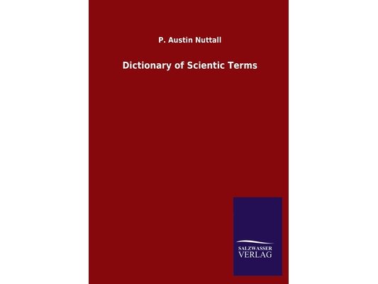 Dictionary of Scientic Terms