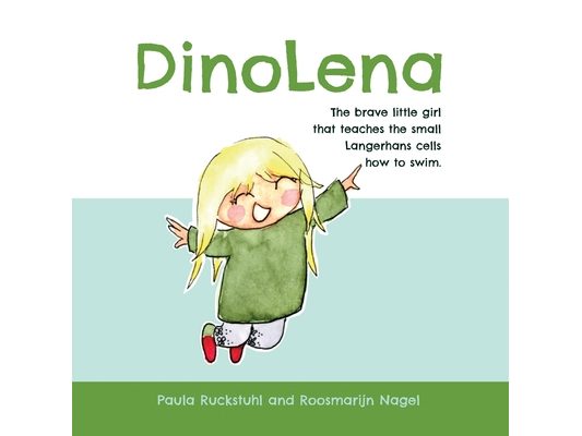 DinoLena: The brave little girl that teaches the small Langerhans cells how to swim