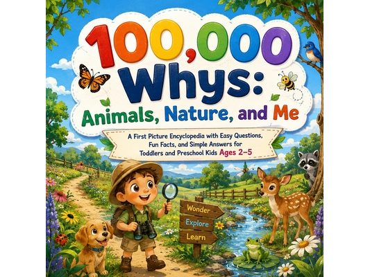 100,000 Whys: Animals, Nature, and Me: A First Picture Encyclopedia with Easy Questions, Fun Facts, and Simple Answers for Toddlers and Preschool Kids