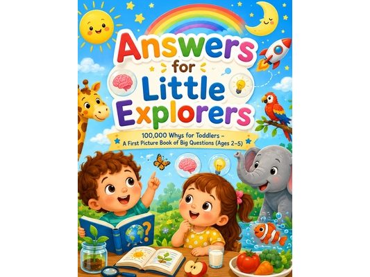 Answers for Little Explorers: 100000 Whys for Toddlers - A First Picture Book of Big Questions (Ages 2-5)