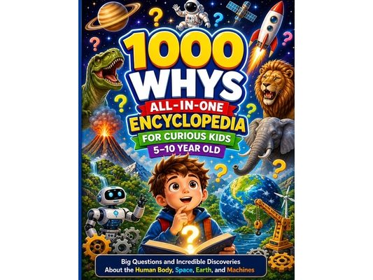 1000 Whys All-in-One Encyclopedia for Curious Kids 5-10 Year Old: Big Questions and Incredible Discoveries About the Human Body, Space, Earth, and Mac