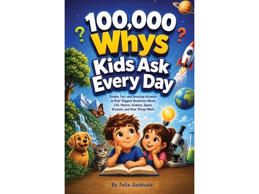 100,000 Whys Kids Ask Every Day: Simple, Fun, and Amazing Answers to Kids' Biggest Questions About Life, Nature, Science, Space, Animals, and How Thin