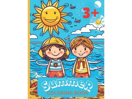 SUMMER Coloring Book: 50 Coloring Pages for Summer Vacation! 8.5X11 IN