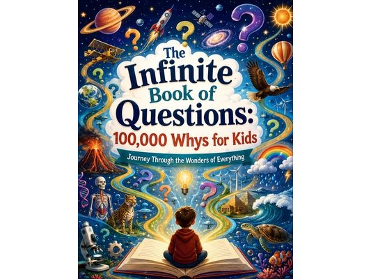 The Infinite Book of Questions: 100,000 Whys for Kids - Journey Through the Wonders of Everything