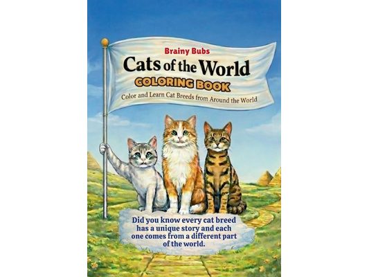 Cats Of The World Coloring Book: Color and Learn Cat Breeds from Around The World