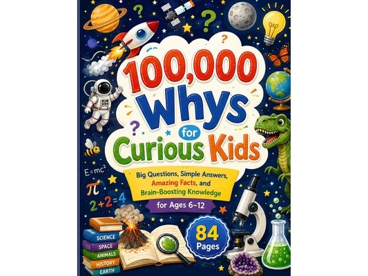 100,000 Whys for Curious Kids: Big Questions, Simple Answers, Amazing Facts, and Brain-Boosting Knowledge for Ages 6-12