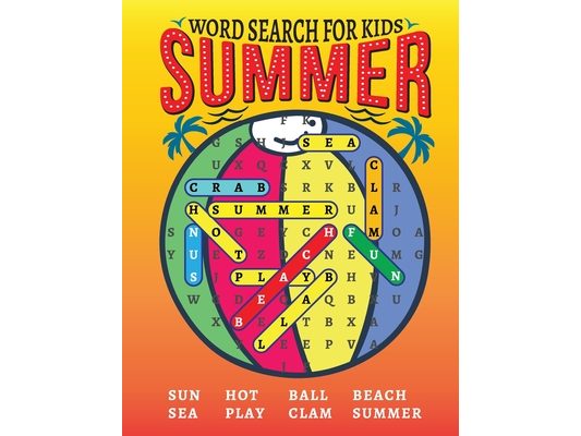 Word Search Book for Kids 8-12: Word Find Book for Kids, Summer Word Search Book for Children, Word Puzzle Book for Kids