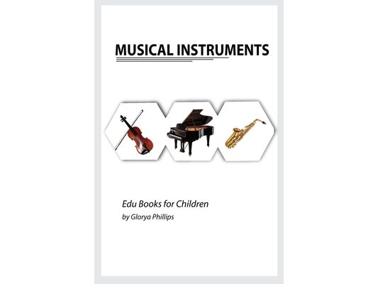 Musical Instruments: Musical instruments flash cards book for baby, music instruments book for children, Montessori book, kids books, toddler music in