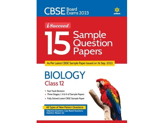 CBSE Board Exam 2023 I-Succeed 15 Sample Question Papers - BIOLOGY Class 12th