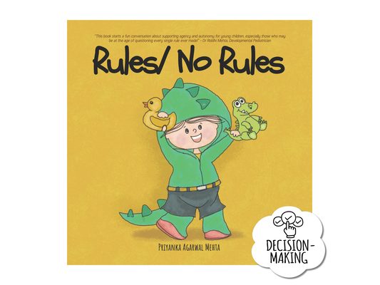 Rules/ No Rules: Baby Books on Following Rules While Having Fun Interactive Toddlers Learning Book with Fun Activity Birthday Gift for Kids, Girls & B
