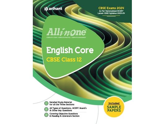 All In One Class 12th English Core for CBSE Exam 2024