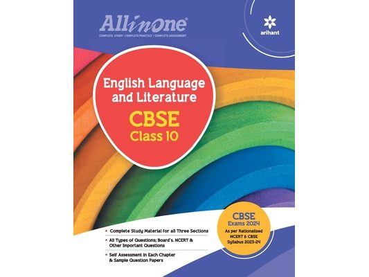 All In One Class 10th English Language and Literature for CBSE Exam 2024