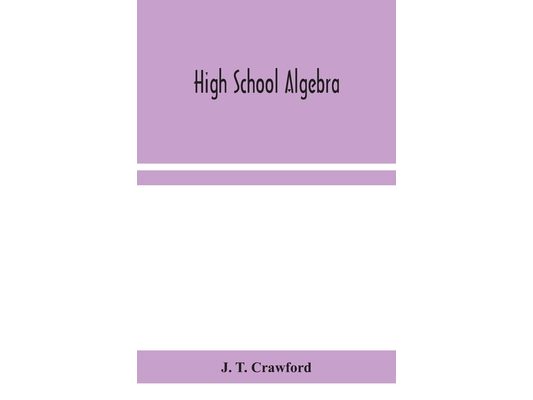 High School Algebra
