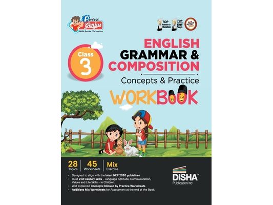 Perfect Genius Class 3 English Grammar & Composition Concepts & Practice Workbook Follows NEP 2020 Guidelines