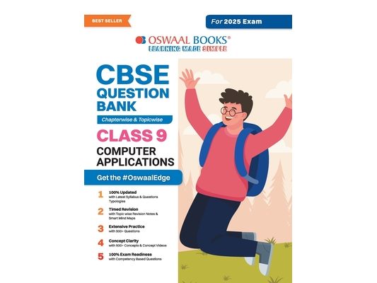 Oswaal CBSE Question Bank Class 9 Computer Application, Chapterwise and Topicwise Solved Papers For 2025 Exams