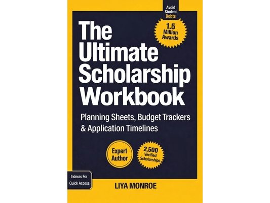 The Ultimate Scholarship Book Workbook: Planning Sheets, Budget Trackers & Application Timelines