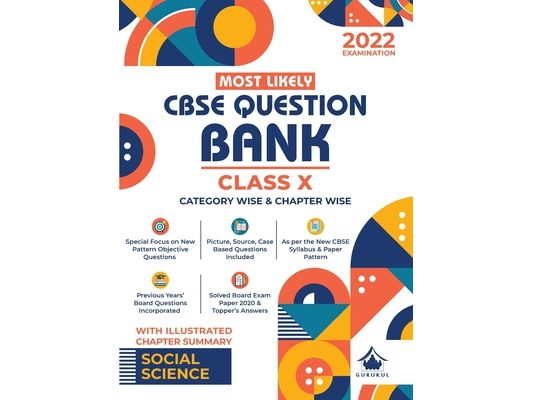 Most Likely Question Bank - Social Science: CBSE Class 10 for 2022 Examination