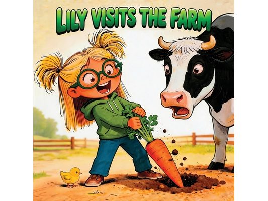 Lily Visits the Farm: A Children's Farm Animal Picture Book and Short Story for Preschool Kids Ages 3-5 About Friendly Farm Animals, Gardening, and Li
