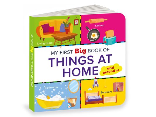 My First Big Book of Things at Home: Illustrated Board Book of Things at Home for Preschool Kids, Toddlers Book for 1+ [Penguin Early Learning Series]