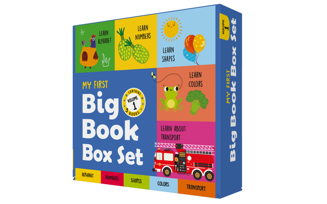 My First Big Book Box - Volume 1 (5 Books Tuck-Box): A Boxset of 5 Illustrated Big Board Books for Preschool Kids, Toddlers [Penguin Early Learning Se