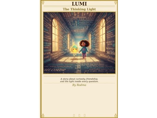 Lumi: The Thinking Light: A Children's Story About Artificial Intelligence