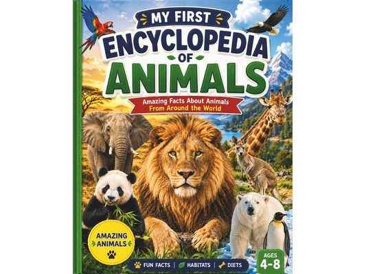 My First Encyclopedia of Animals: A Fun and Educational Wildlife Book for Kids Ages 4-8 Featuring Animals from Around the World